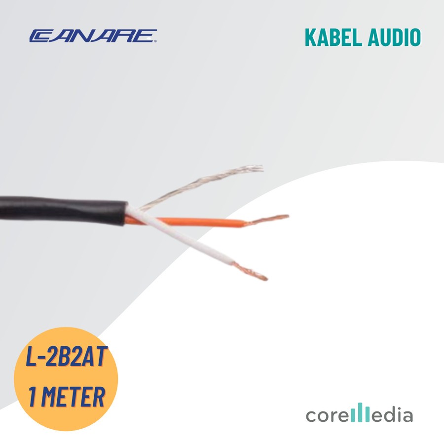 Canare L-2B2AT 1 meter Twisted Pair Microphone Cable L 2B2AT