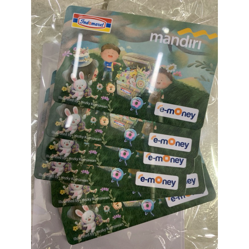 E-money Indomaret card new support nfc terbaru