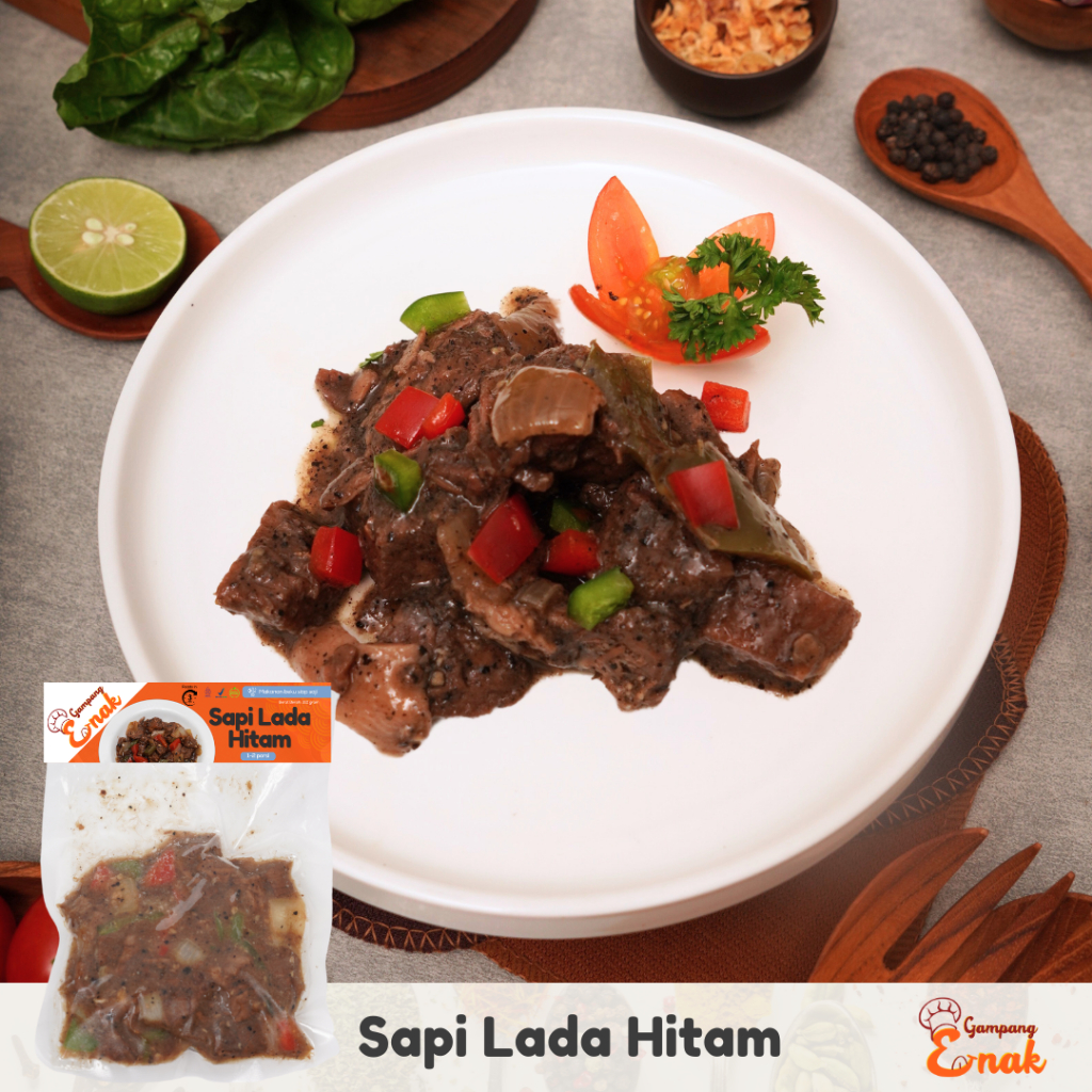 

Gampang Enak Sapi Lada Hitam
