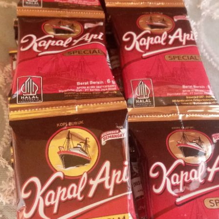 

Kapal Api Kopi bubuk instan Special 6gr (1 renteng)