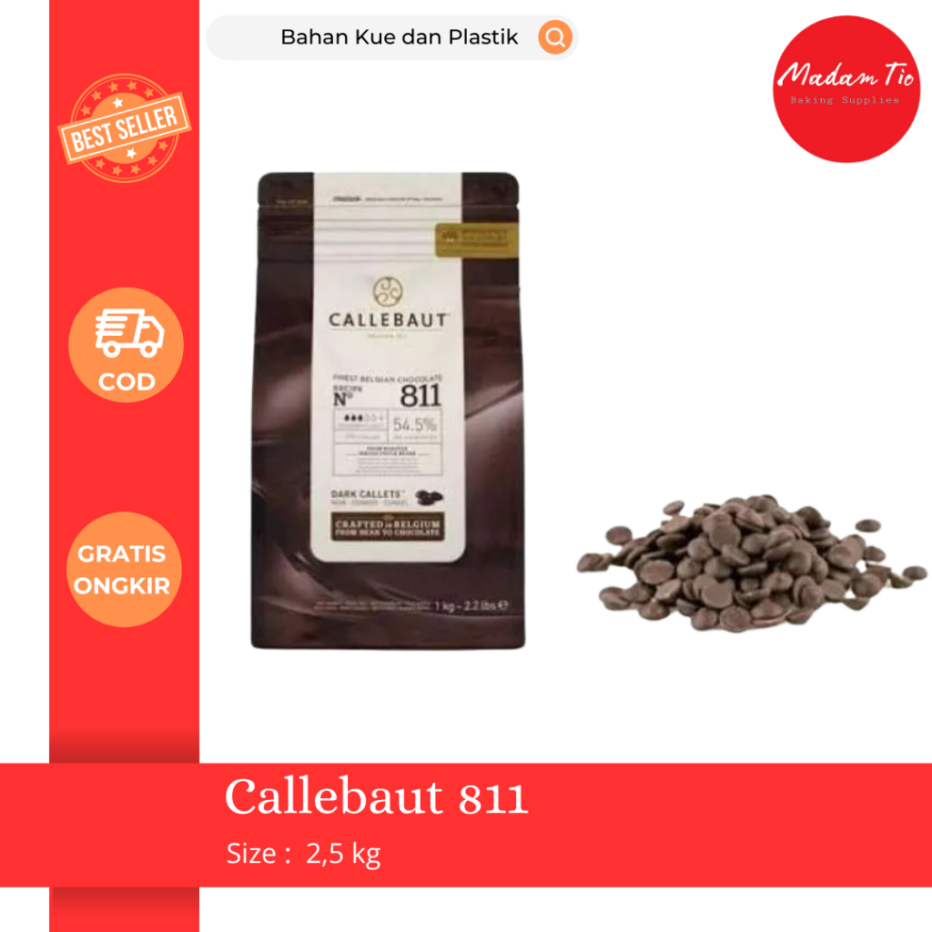 

Callebaut 811 2.5kg 1 Bag