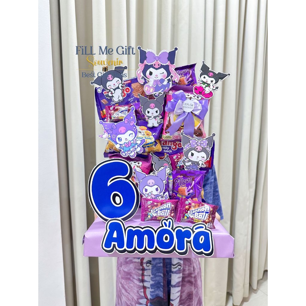 

Snack Mading / Snack Tower Ulang Tahun Kado Ultah Anak / Snack Tart Kuromi