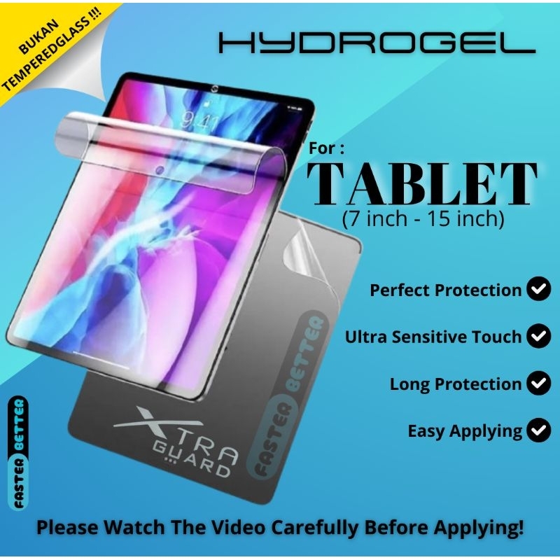 HYDROGEL TABLET IPAD SAMSUNG TAB HUAWEI  BY REQUEST