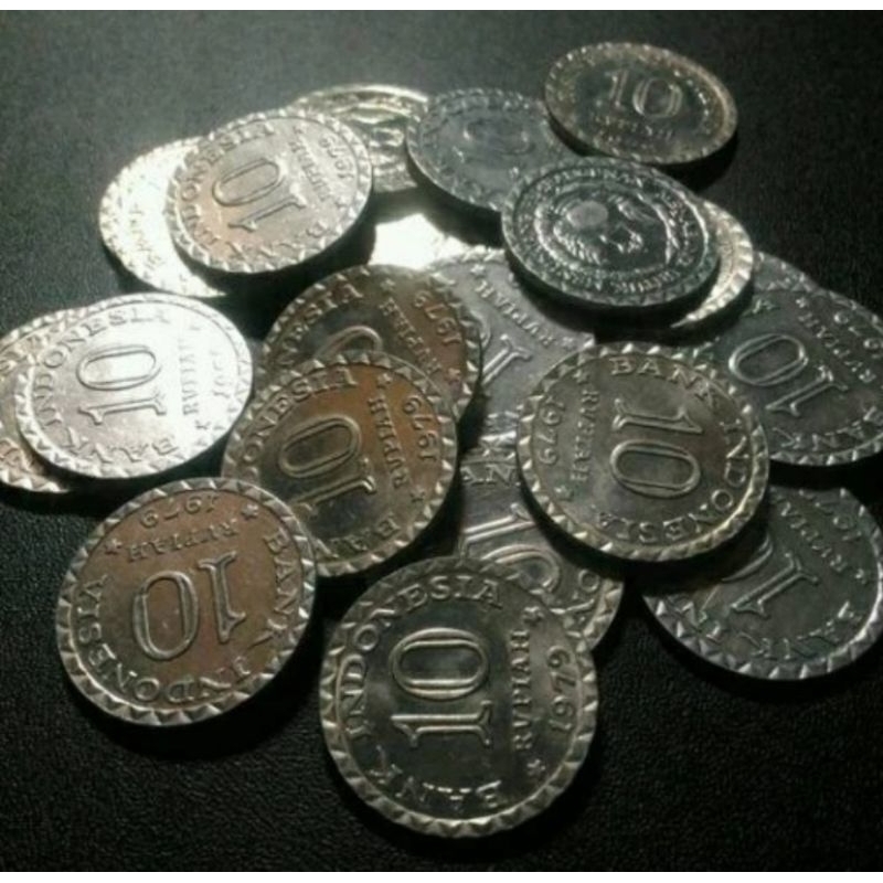 Uang Kuno Koin 10 Rupiah Tabanas Tahun 1979