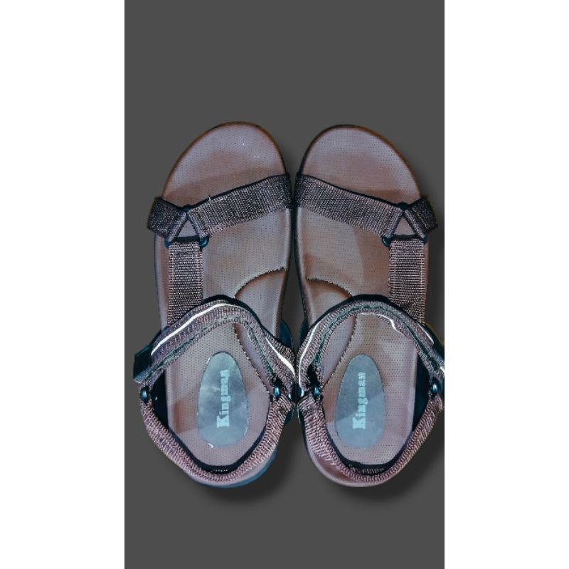 Kingman Sandal Pria Casual Sandal Hiking Saudi Cokelat