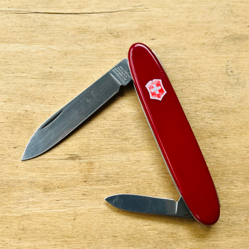 Victorinox excelsior scale standar merah (original bekas)
