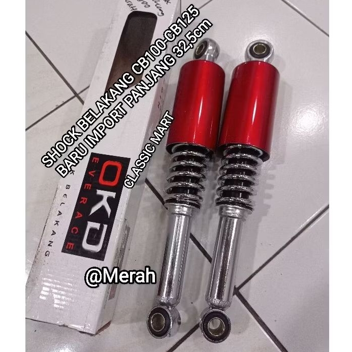 SHOCK SHOCKBREAKER BELAKANG HONDA CB100-CB125-CB K1 K2 NOS