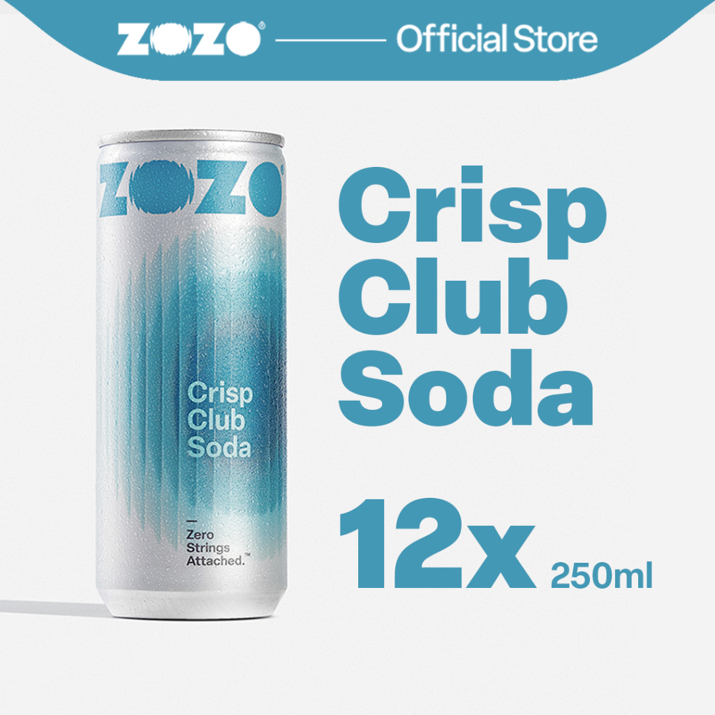 

ZOZO Crisp Club Soda - 12x 250ml Cans