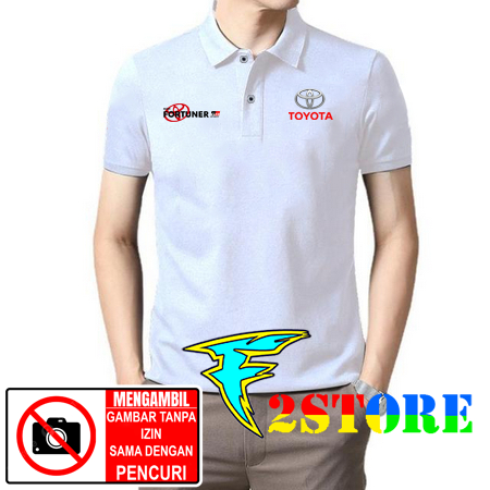Baju Kaos Kerah Model Polo TOYOTA NEW FORTUNER 2.8GR SPORT Tampak Depan - A F2ASTORE