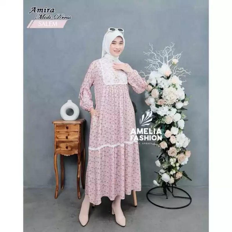 MIDI DRESS AMIRA ORIGINAL AMELIA