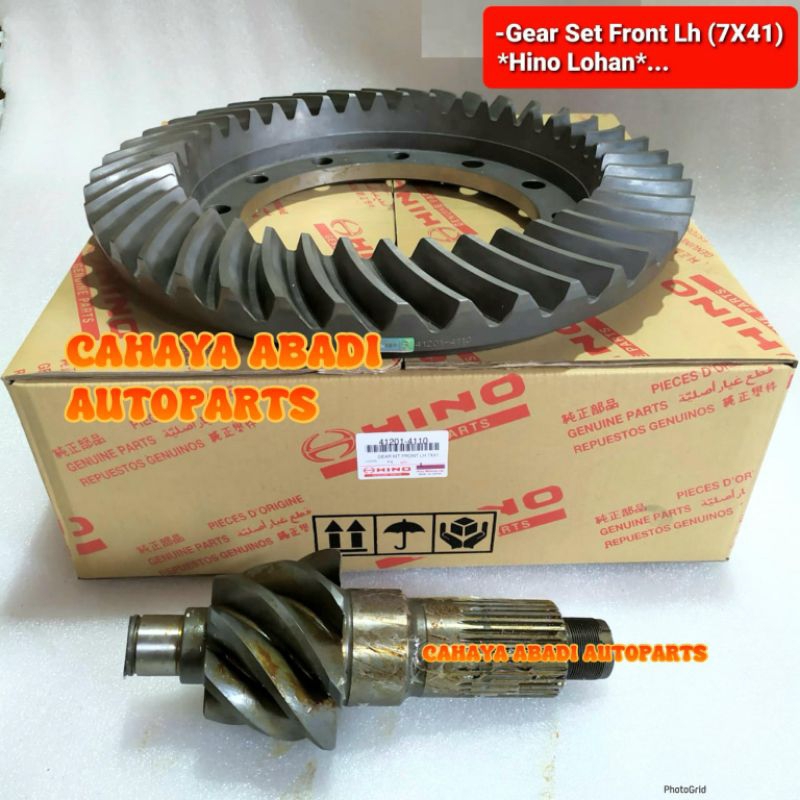 gear set gigi gardan depan kiri Hino lohan 7x41