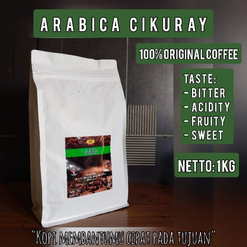 

Biji Kopi Bubuk. Fullwash Arabica Cikuray 1kg. 100% Original Coffee. Kopi Asli.