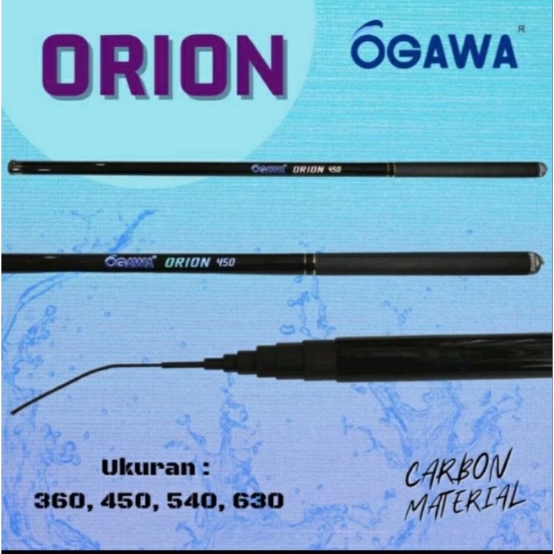 Tegek carbon Ogawa ORION panjang 36,450 & 540