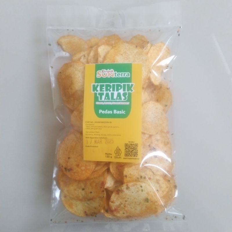 

Keripik Talas Pedas 125gr