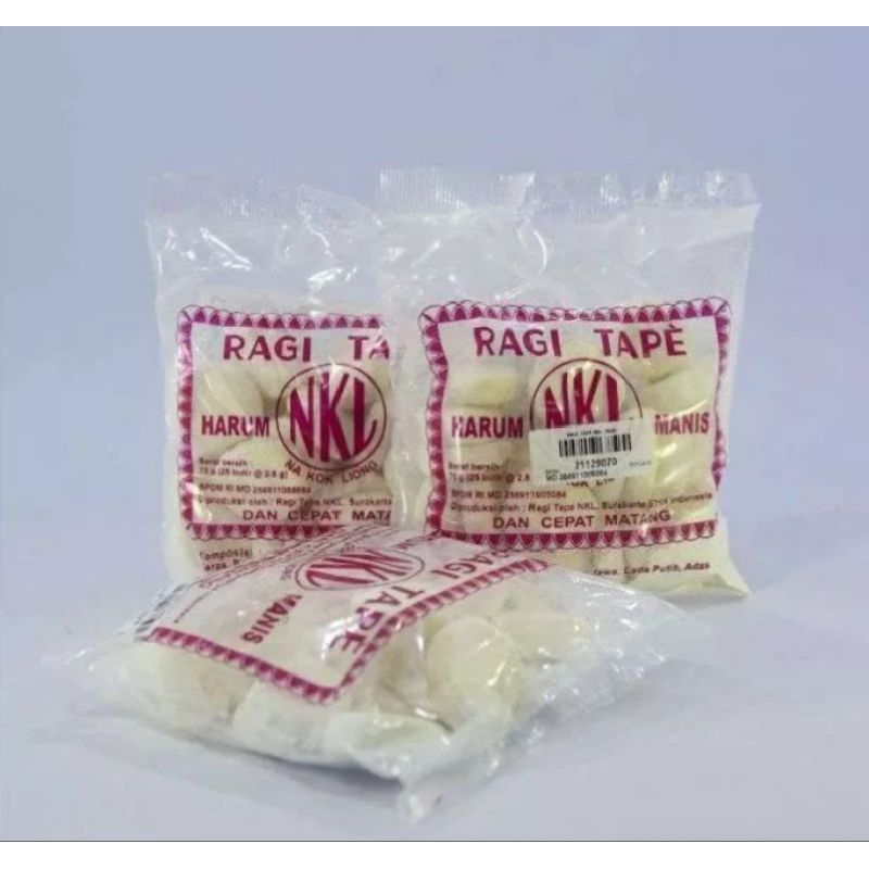 

RAGI TAPE ISI 50 BUTIR