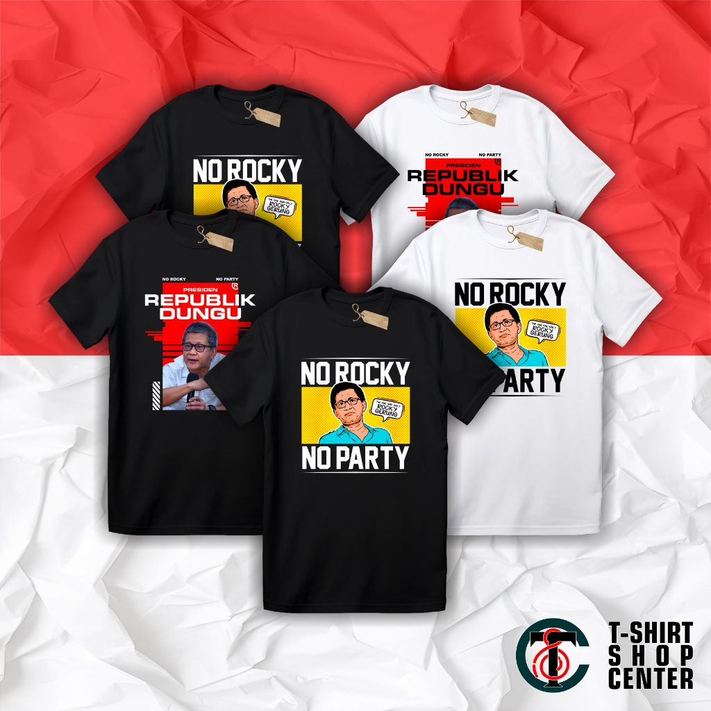 Kaos ROCKY GERUNG - Kaos Aktivis Indonesia - T-Shirt Aktivis ROCKY GERUNG - Kaos Custom - Combed 30s