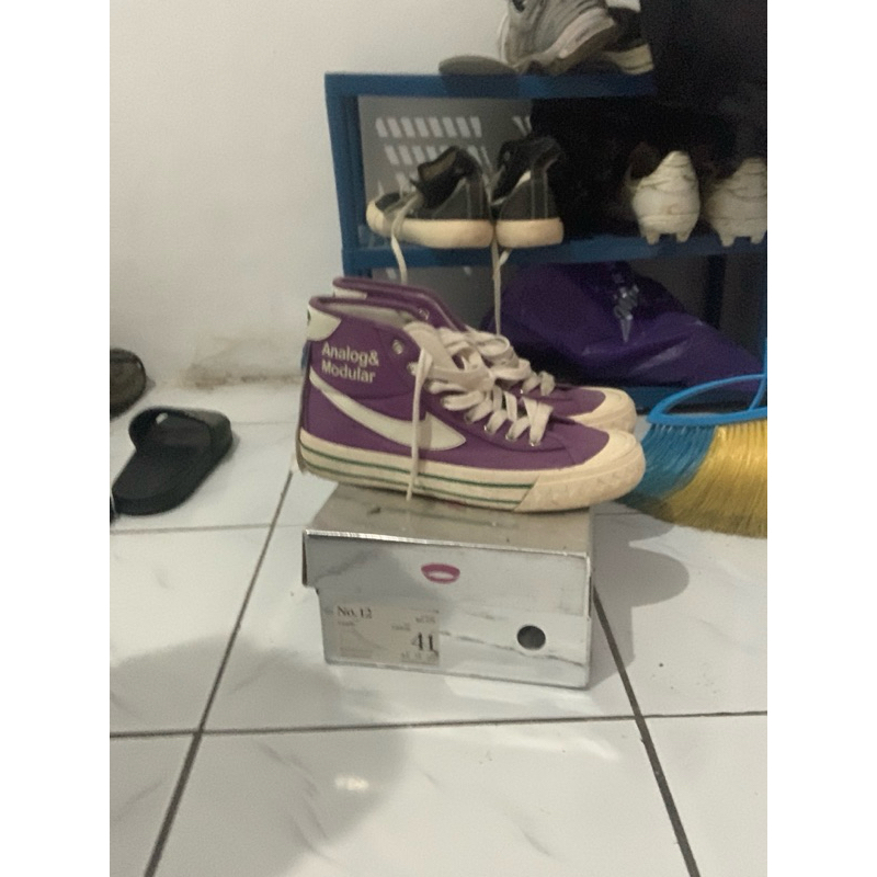 sepatu compass x unkl347 purple