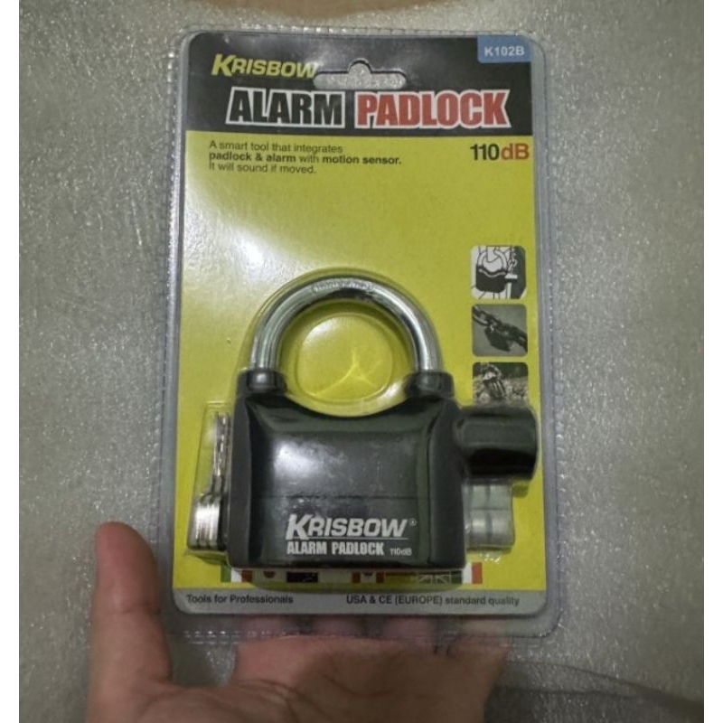 Gembok Dengan Alarm Krisbow