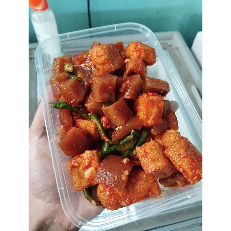 

[LAUK MATANG] Kikil Tahu Mercon 300gr