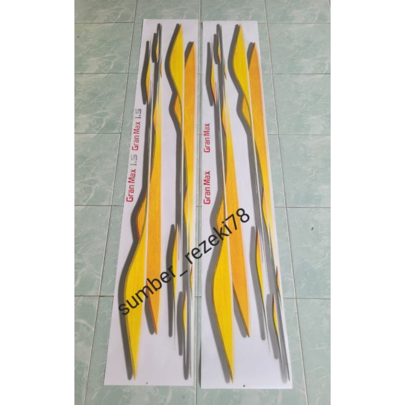 sticker stiker Gran max 1.5/stiker Gran max 1.3/stiker Daihatsu Gran Mak pick up