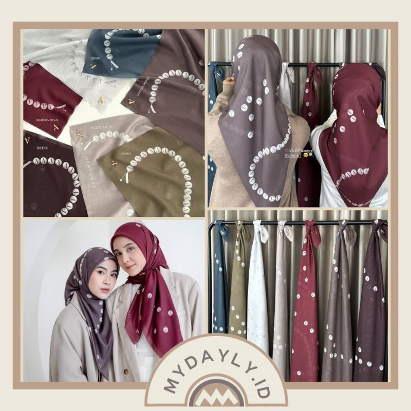 ZAYTOUN MONOGRAM ARASCARF RAYA SERIES 1.0