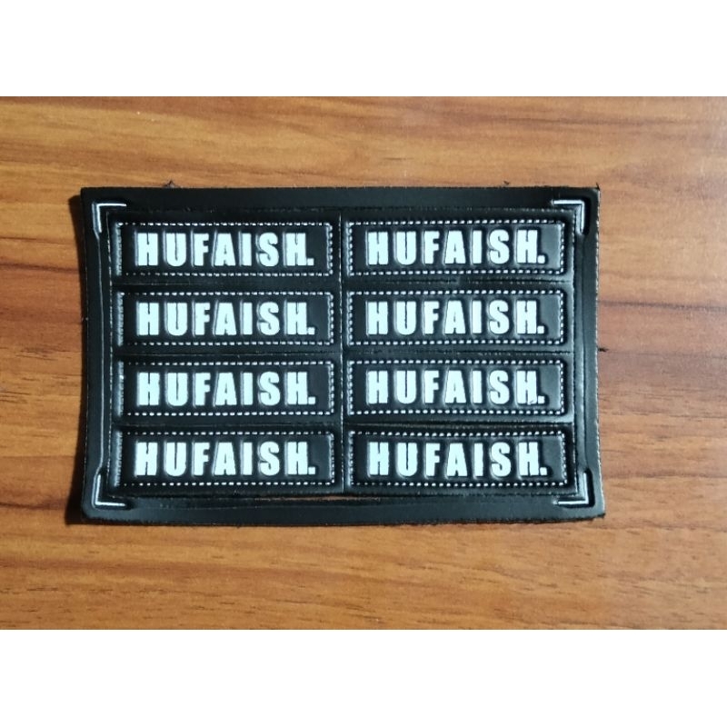 

label embos bahan kulit Oskar
