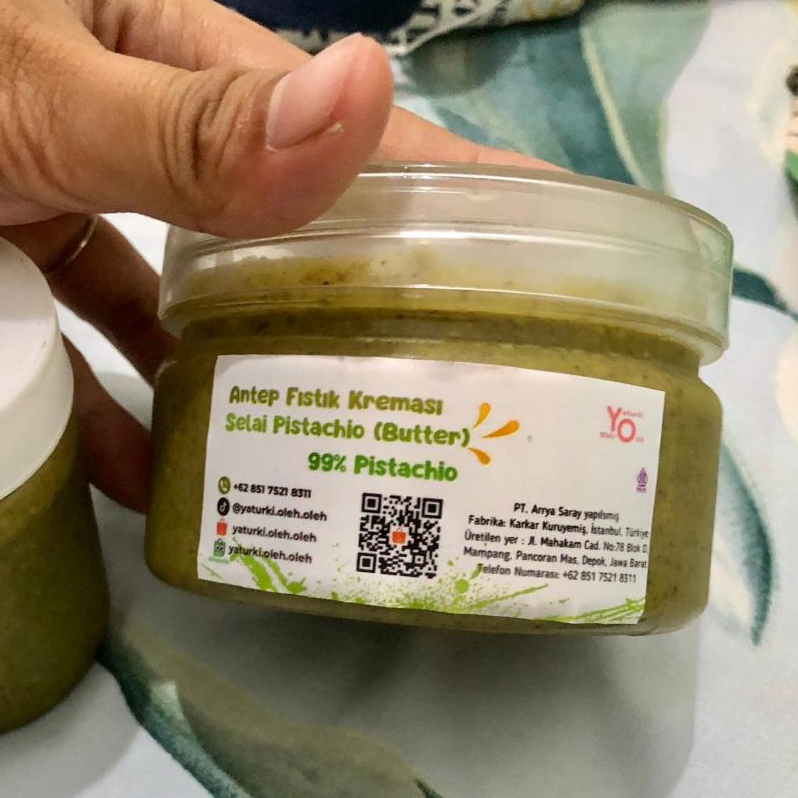 

Ay00! Selai Pistachio (Butter)/ Pure Pistachio Non Mix White Coklat