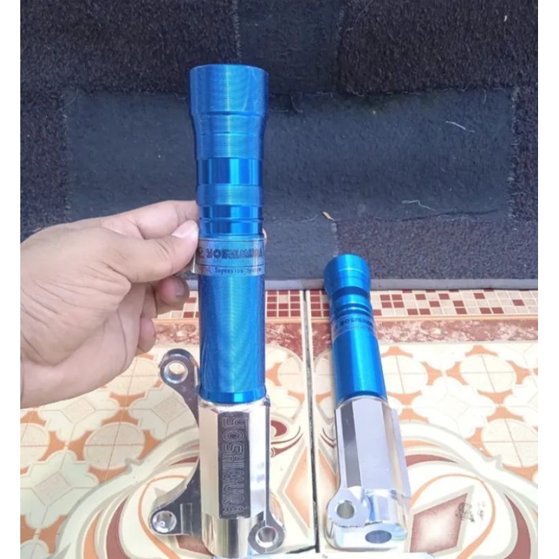 Bottom shock original Yoshimura Thailand full CNC universal matic bebek sport As 26 (Bracket menyesu