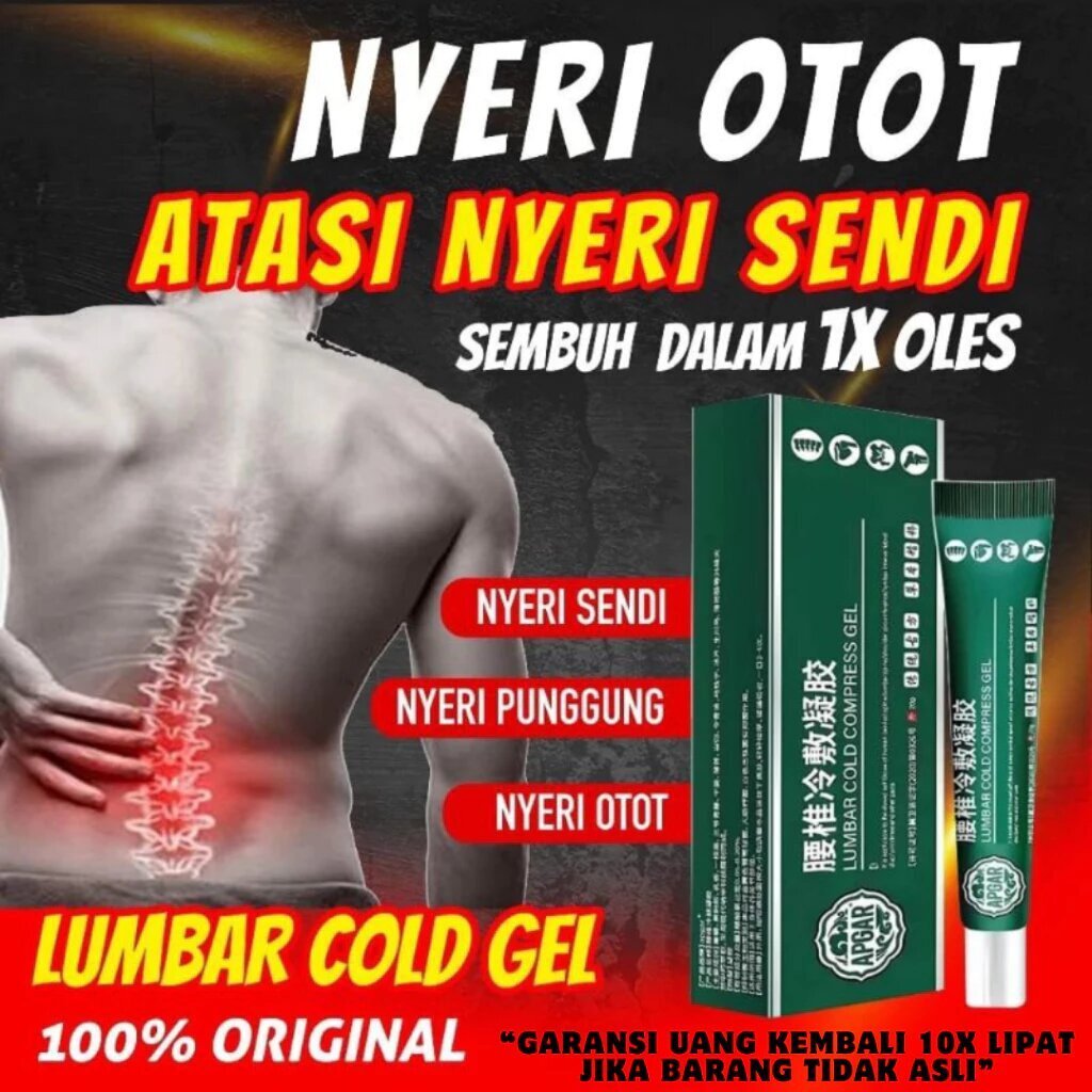 APDMP Salep Lumbar Asli Original Lumbar Cold Compress Lumbar Cream Lumbar Spine Cooling Gel Lumbar T