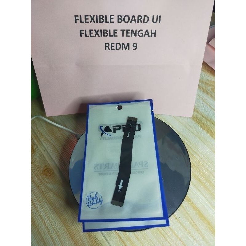 Flexible tengah Redmi 9 - Flexible Ui Penghubung Cas ke mesin Redmi 9