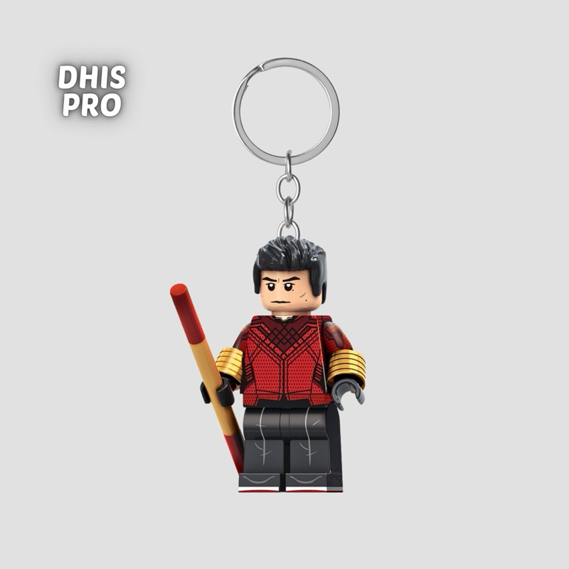 Dhis Project Gantungan Kunci LEGO Minifigure Shang-Chi Avengers Doomsday Marvel