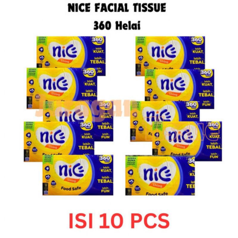 Tisu nice 360helai 10pcs/ paket 10pcs tissue nice 360helai 10pcs