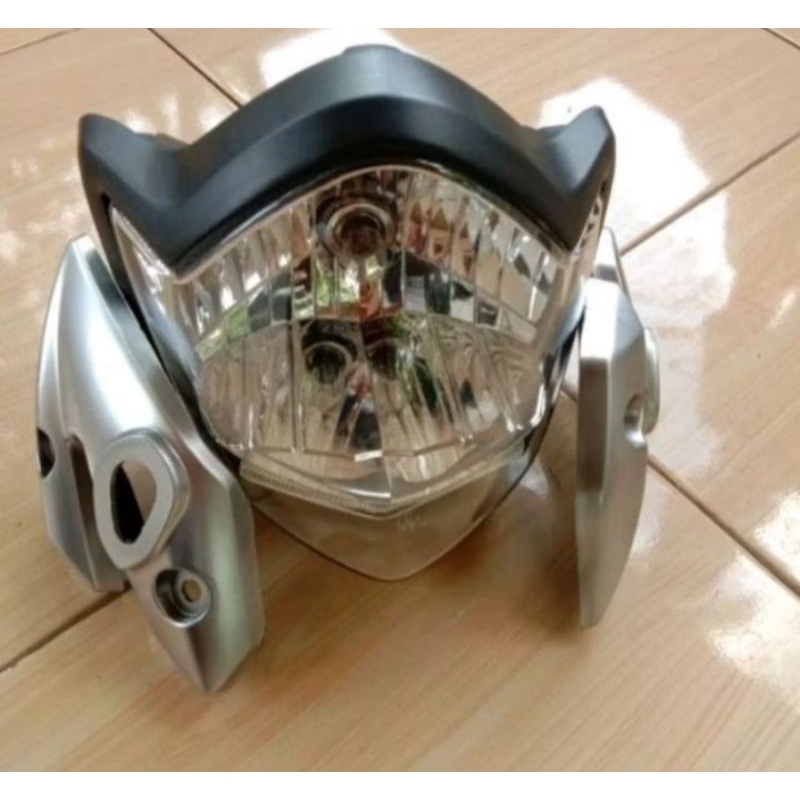 Headlamp Reflektor Lampu Depan Vixion Old Plus Kupingan Lampu Sen Depan Kanan Kiri Vixion Old