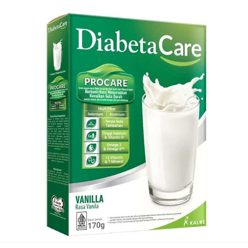 

Diabetacare Susu Bubuk Diabetes Rasa Vanila 170 g