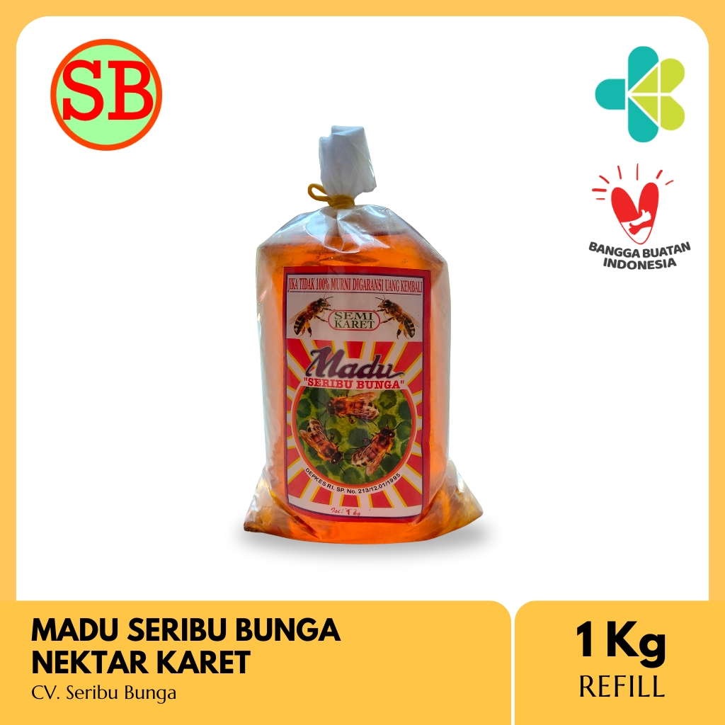 

Madu Murni All Varian Kemasan Plastik Refill 1 Kg Khusus Pengiriman Instan SameDay Jogja
