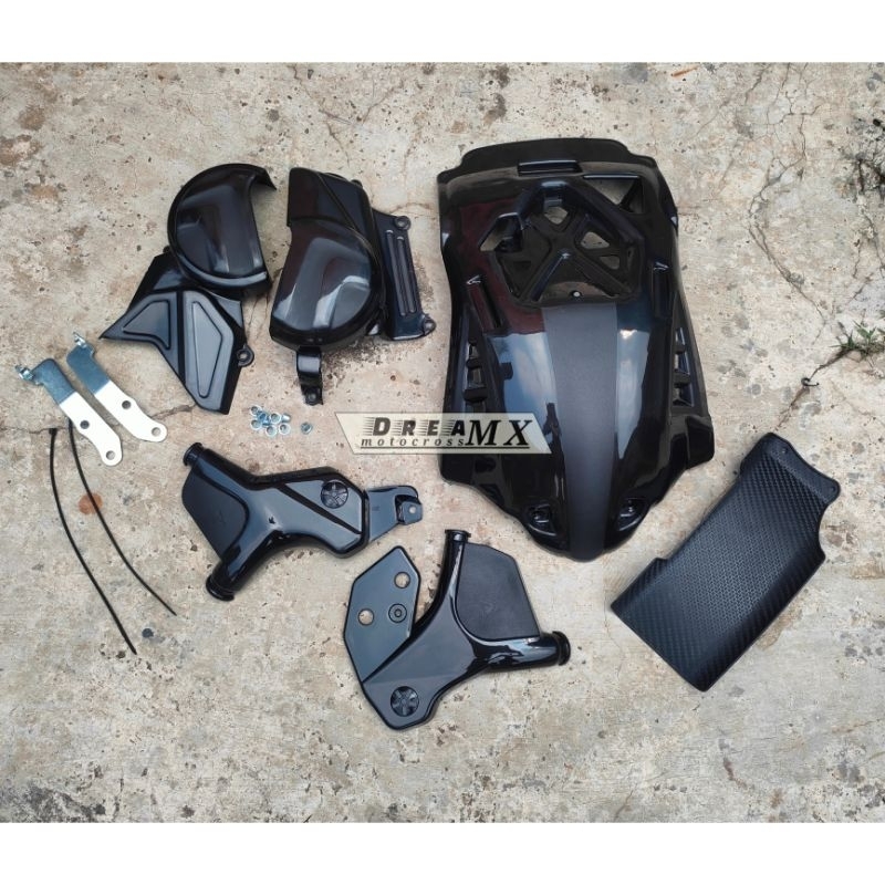 Paket Tutup mesin assy crf 150 l tutup sasis Cover shock belakang crf 150 l
