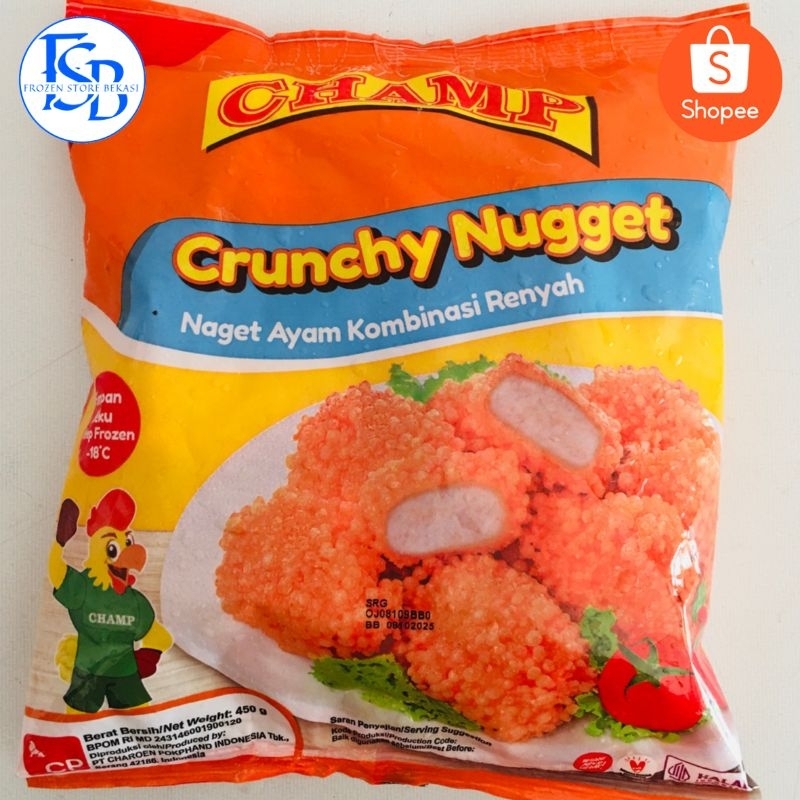 

CHAMP NUGGET CRUNCHY 225GR & 450GR