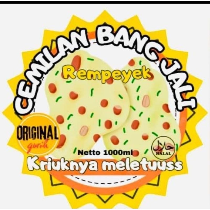 

Rempenyek Cemilan Bang Jali