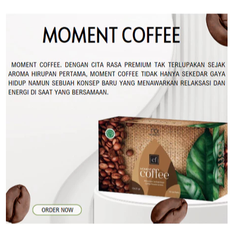 MOMENT COFFEE Original minuman pendukung energi