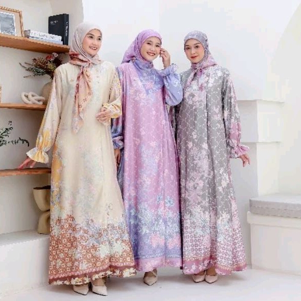 DYN - Azyra Dress DYN CLOTHINGLINE Gamis Silk Premium