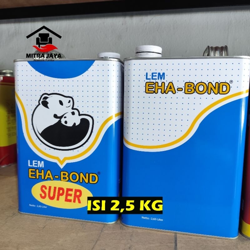 Lem EHA-Bond Super Isi 2.65 Liter Lem HPL ehabond Lem EHA Bond Lem Kuning HPL EHA-BOND