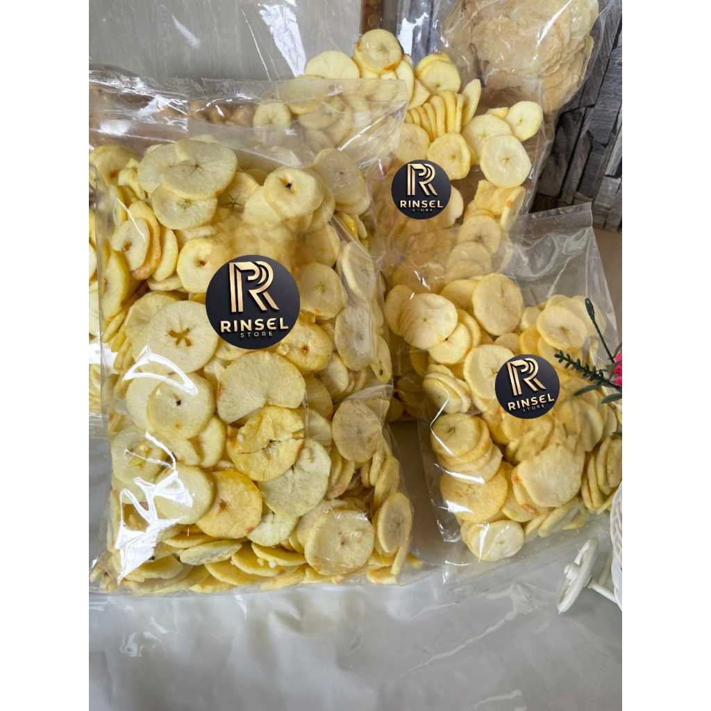 

KERIPIK APEL GRADE A KUALITAS SUPER PREMIUM 250 Gram