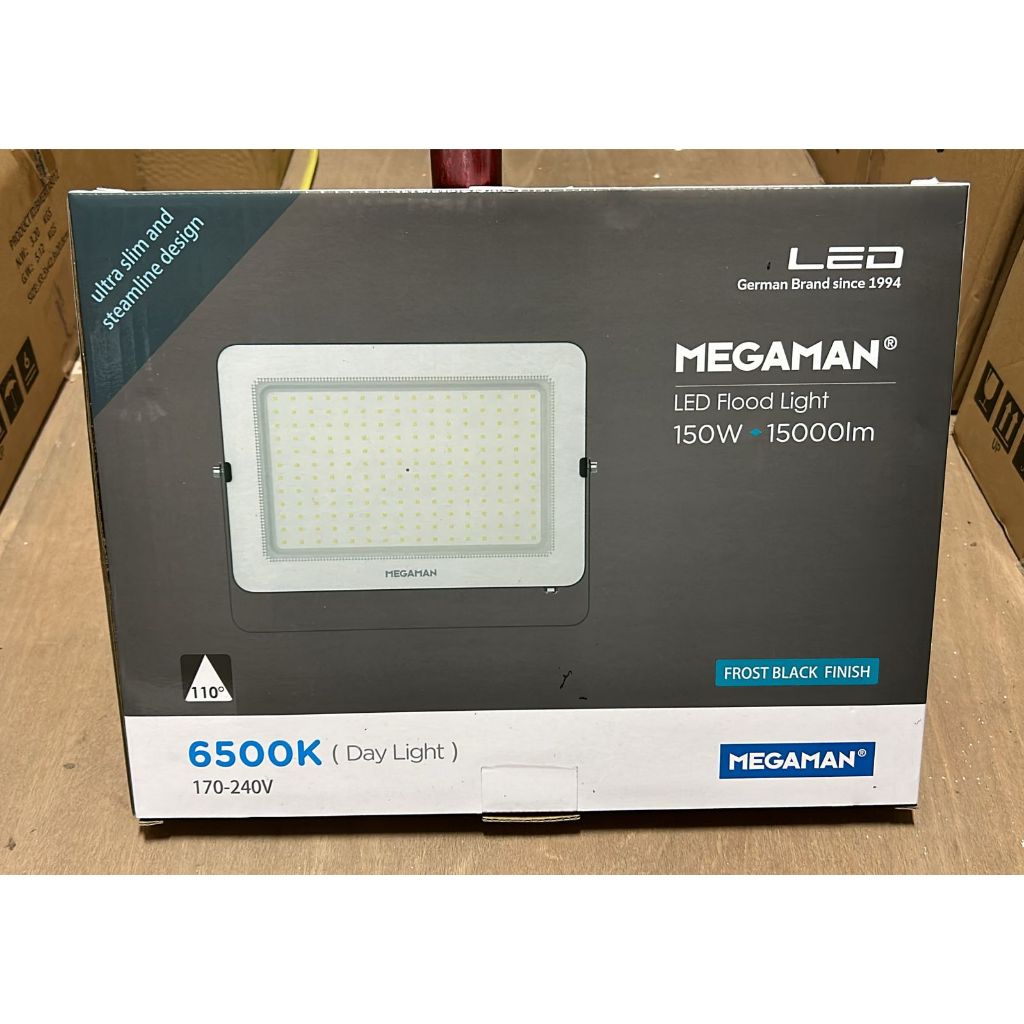 MEGAMAN Lampu SOROT 150 Watt FloodLight Megaman ZDL3014 6500K Putih