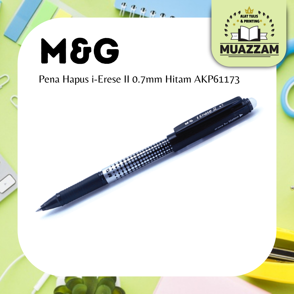 

M&G Pena Hapus II 0.7 Hitam AKP61173