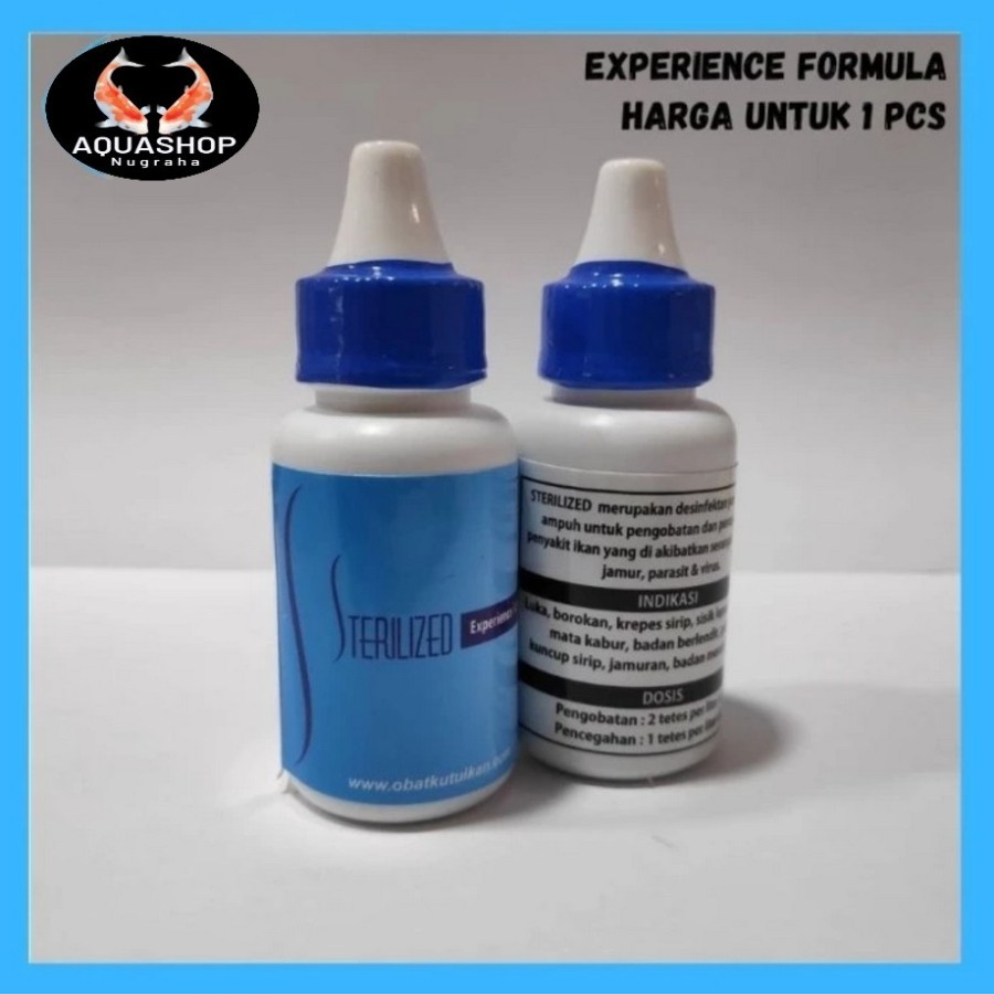 Sterilized Obat Ikan Formula Obat Ikan Koi Cupang Dll 30ml