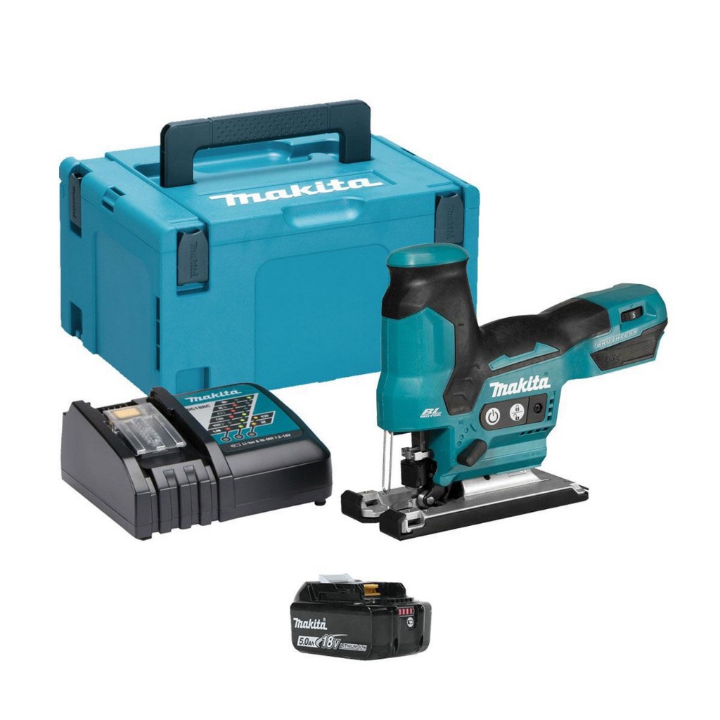 Makita DJV185RTJ Brushless Cordless Jigsaw 18V (Baterai Charger)