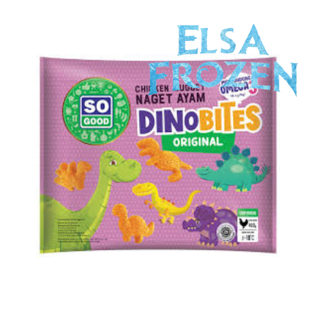 SO GOOD CHICKEN NUGGET DINOBITES 400GR/NAGET AYAM BENTUK DINOSAURUS