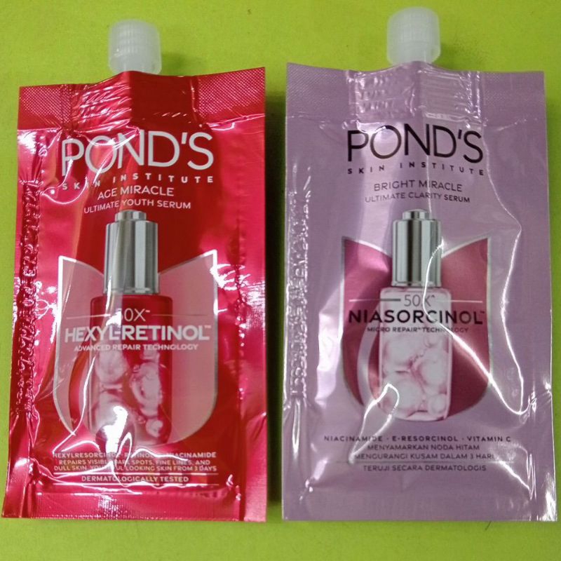 POND'S SERUM SASET BRIGHT MIRACLE & AGE MIRACLE