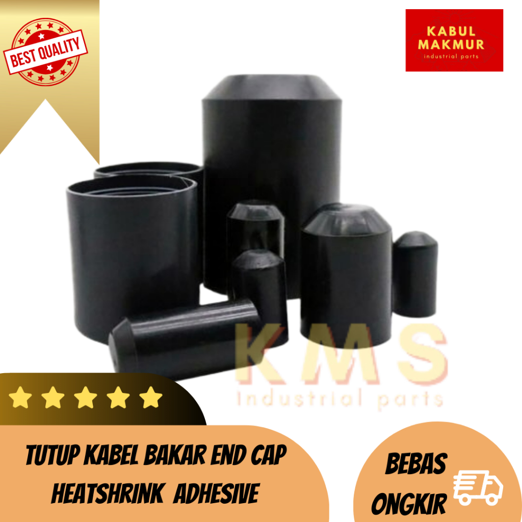 Tutup Kabel Bakar End Cap Heatshrink Adhesive