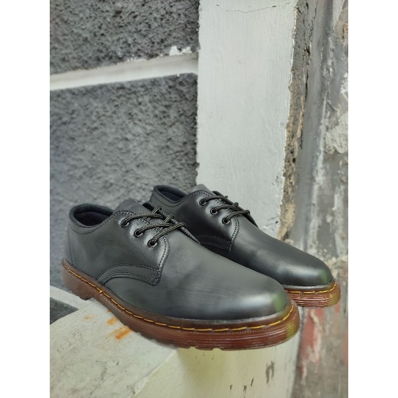 Dokmar 3 hole unisex pria wanita low boots original Kulit Asli|Dr martens|sepatu kulit